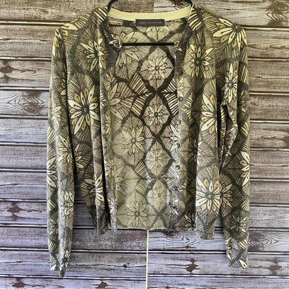 NWOT M&S‎ Collection Button-Down Cardigan EUR 6